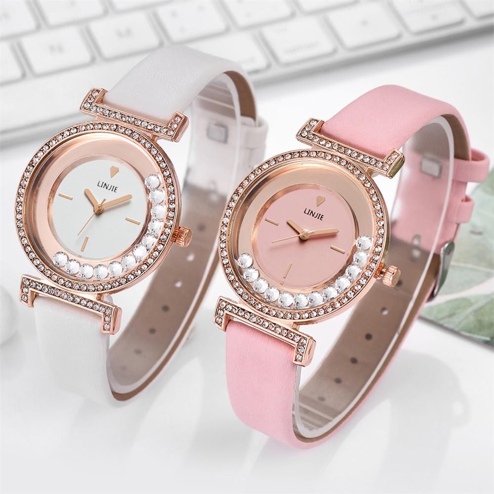 Exquisite Minimalist New Simple Diamond Dial Design Wrist Watch