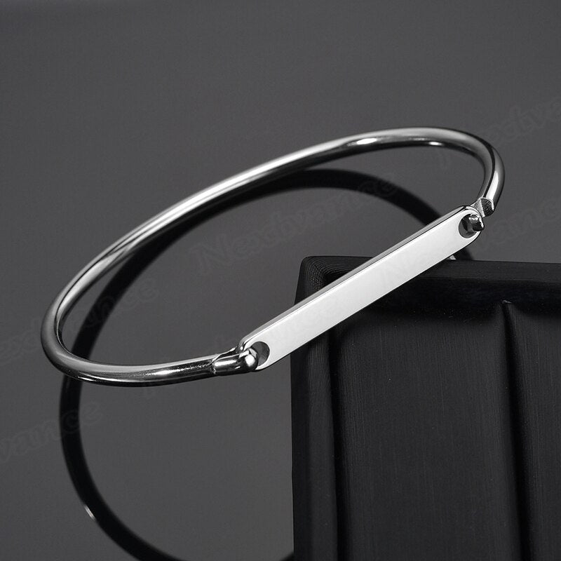 Nextvance Customized Engraving Name plate Bracelets