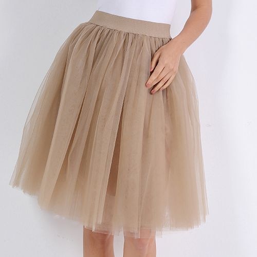 Quality 5 Layers Fashion Tulle Pleated TUTU Skirt