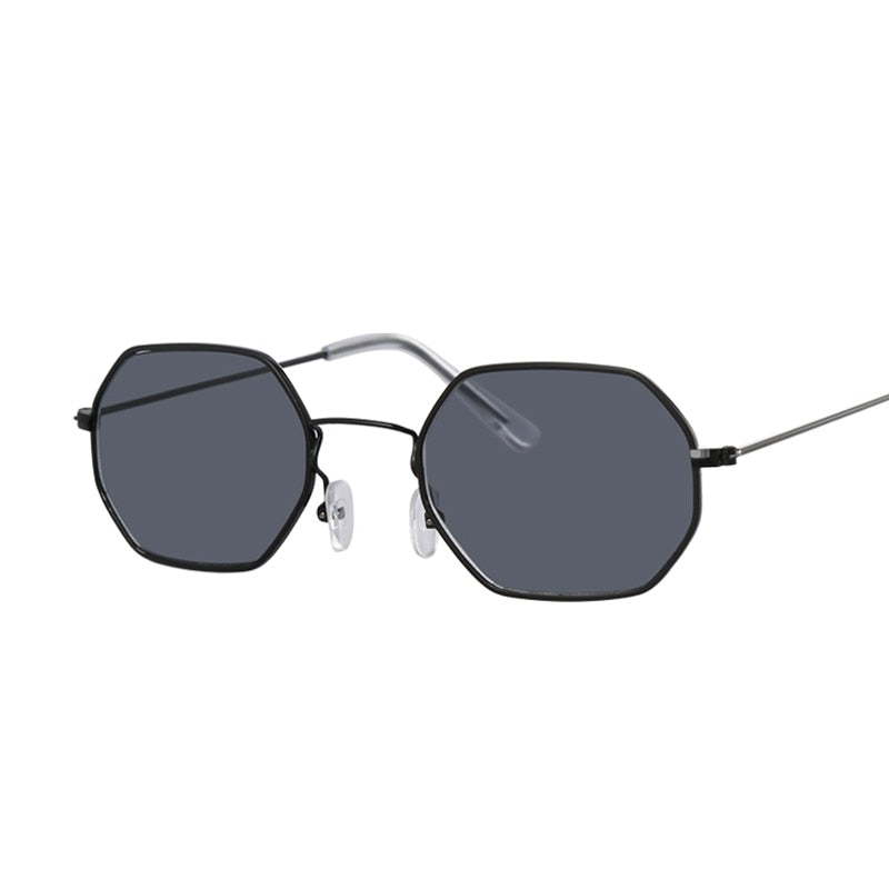Fashion Small Metal Frame Square Sunglasses