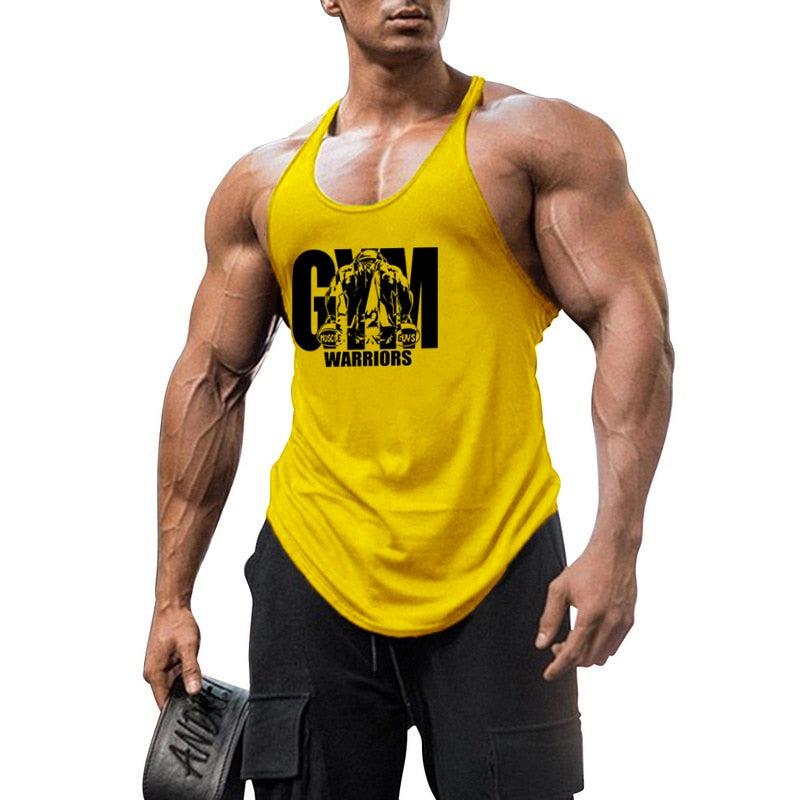 Summer Y Back Gym Stringer Cotton Fitness Vest
