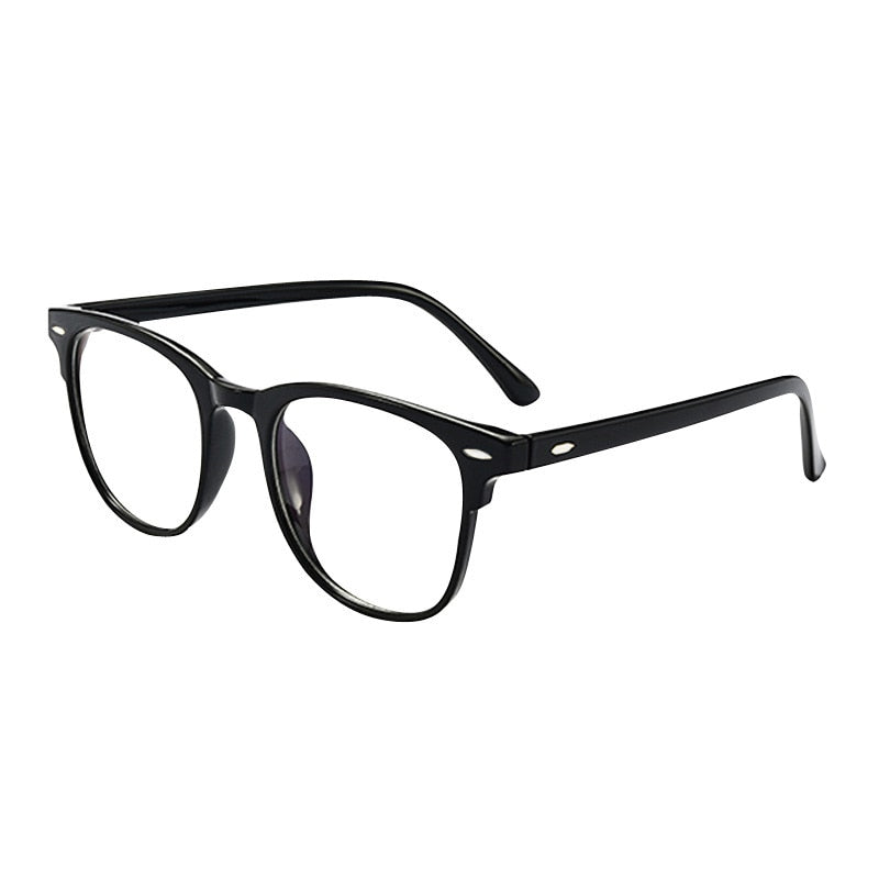 Transparent Computer Glasses Frame Women Men Anti Blue Light Round Eyewear