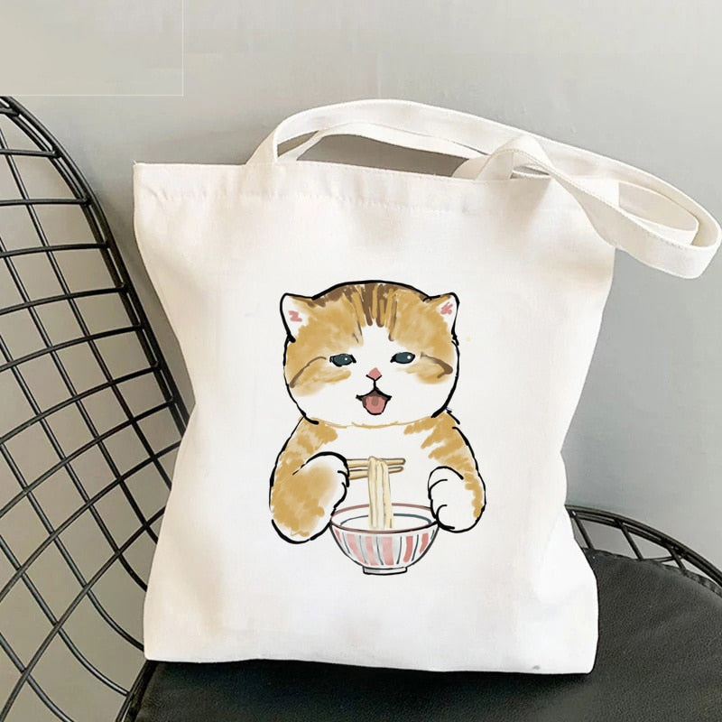Cat Shark Shopping Bag