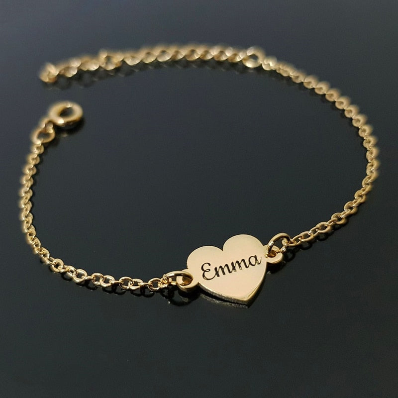 Personalized Names Stainless Steel Bracelet