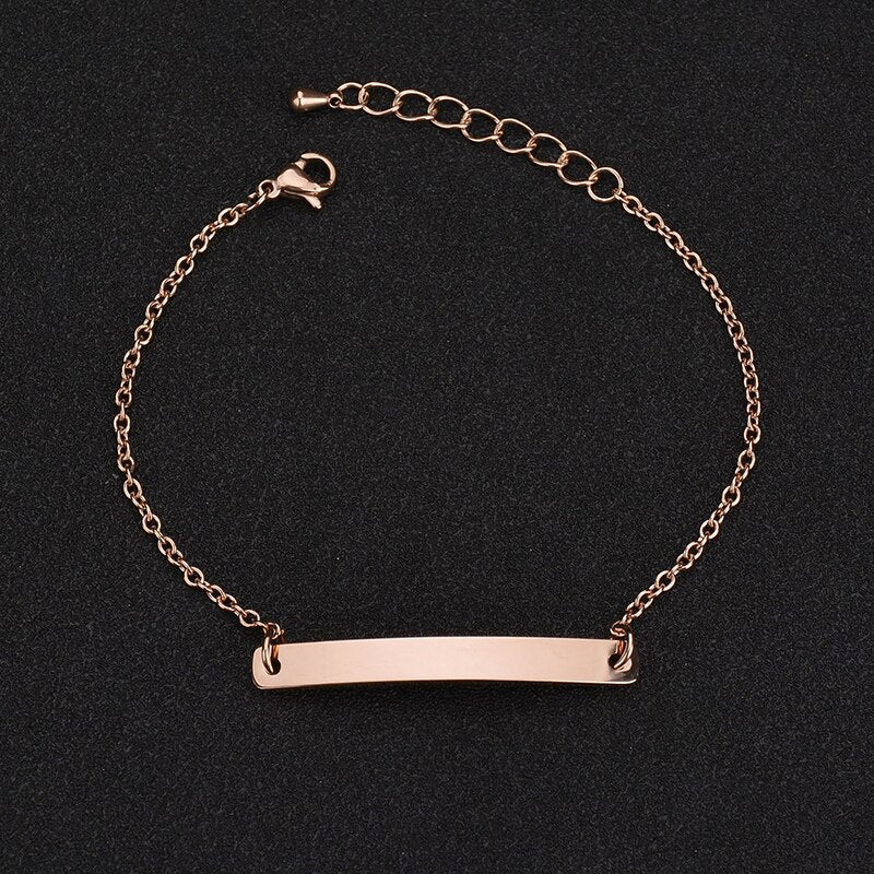 Nextvance Customized Engraving Name plate Bracelets