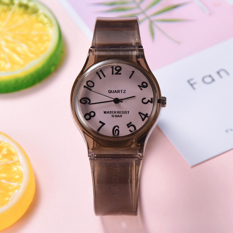 Silicone children's quartz fashion retro classi watch