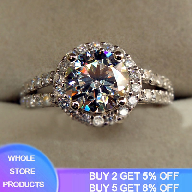 Original Certified Tibetan Silver Cubic Zirconia Ring