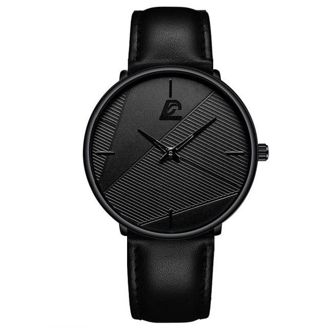 Minimalist Fashion Ultra-thin Watch Simple Men Business Quartz Wristwatch
