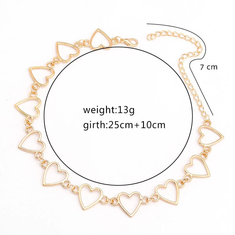 Independent Gothic Metal Hollow Necklace