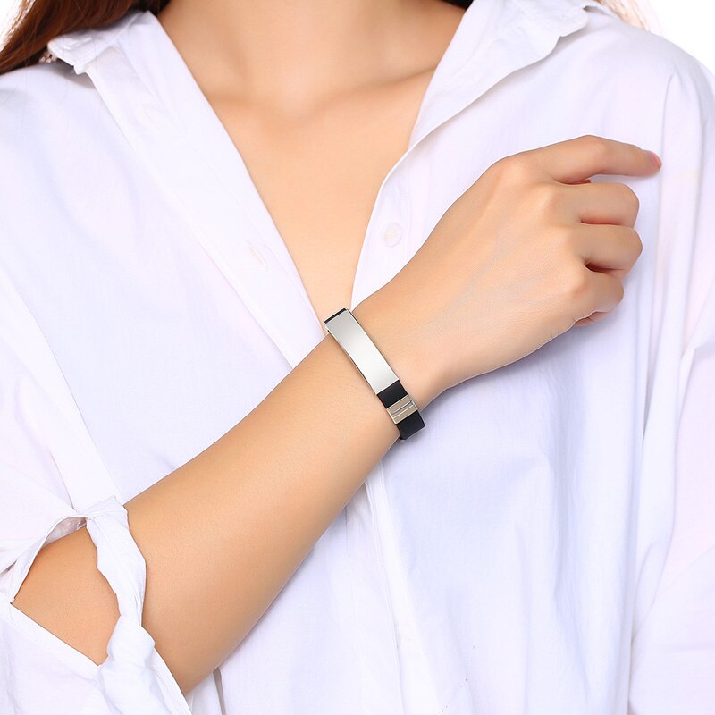 Personalize Engrave Service Stainless Steel ID Tag Unisex