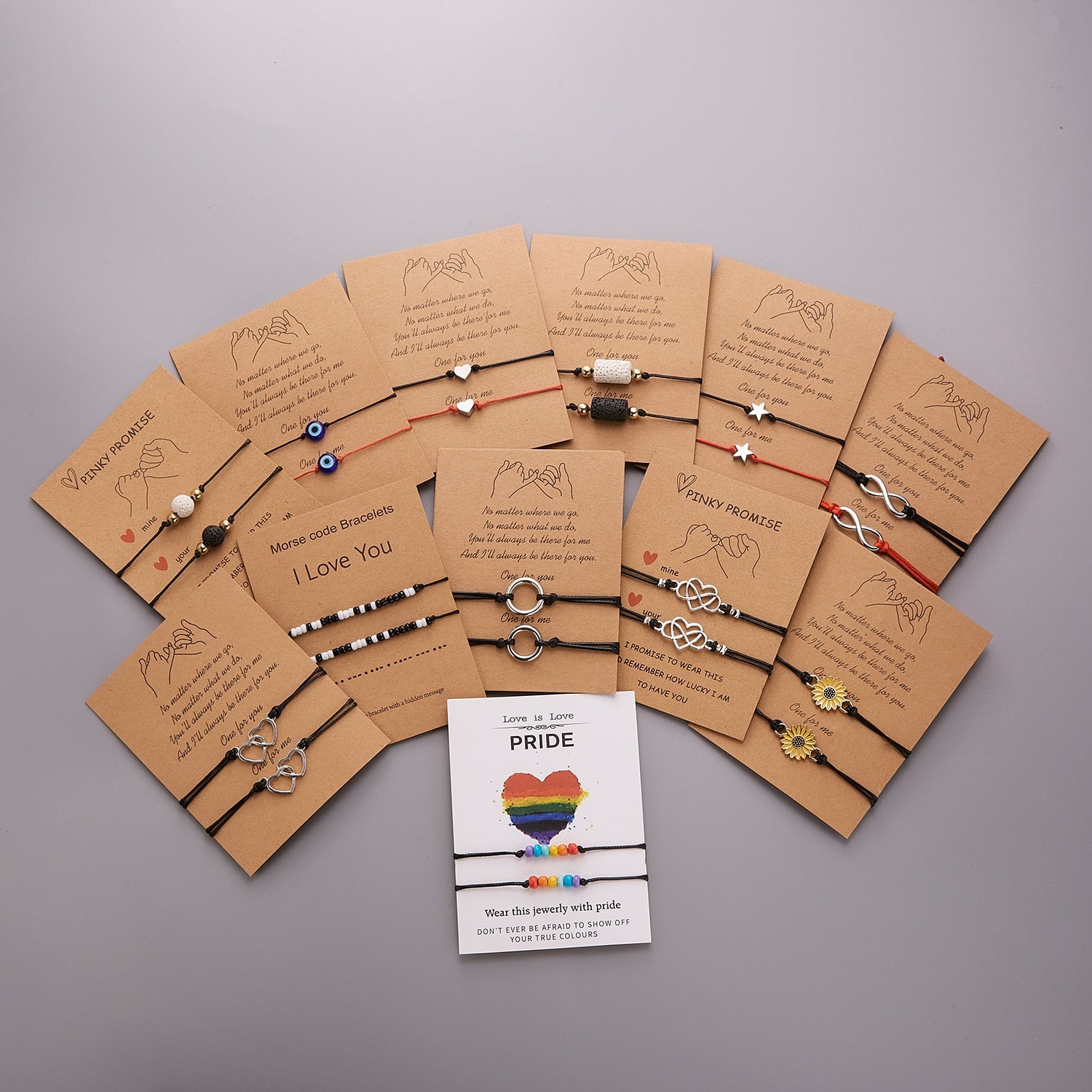 2pcs/set Charm Couple Friendship Bracelet