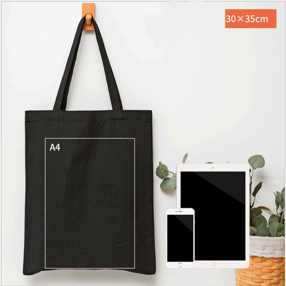 Cotton Zipper Portable Canvas Bag