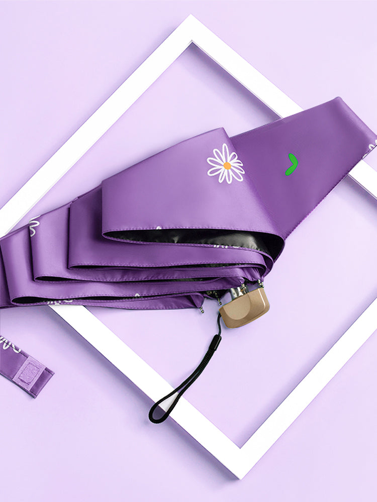 Five-Fold Umbrella Women's Sunny and Rain Dual-Use Umbrella Mini Foldable Sun Protection UV Protection Ultra-Small Portable Sun Umbrella