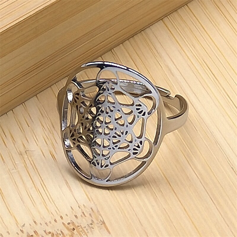 Witchcraft Stainless Steel Witch's Irish Knot Adjustable Ring