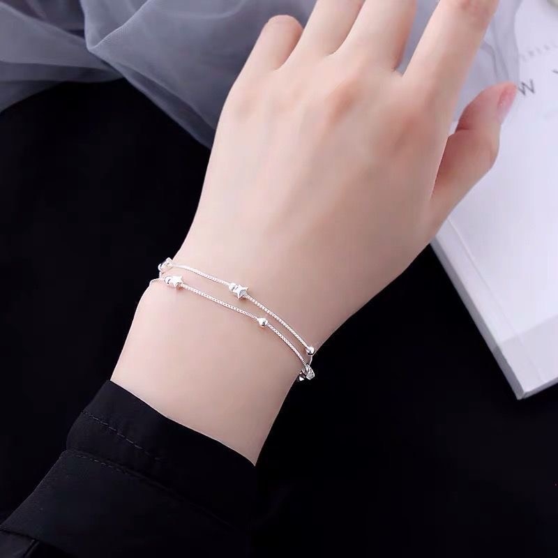 925 sterling silver Beautiful stars Bracelet