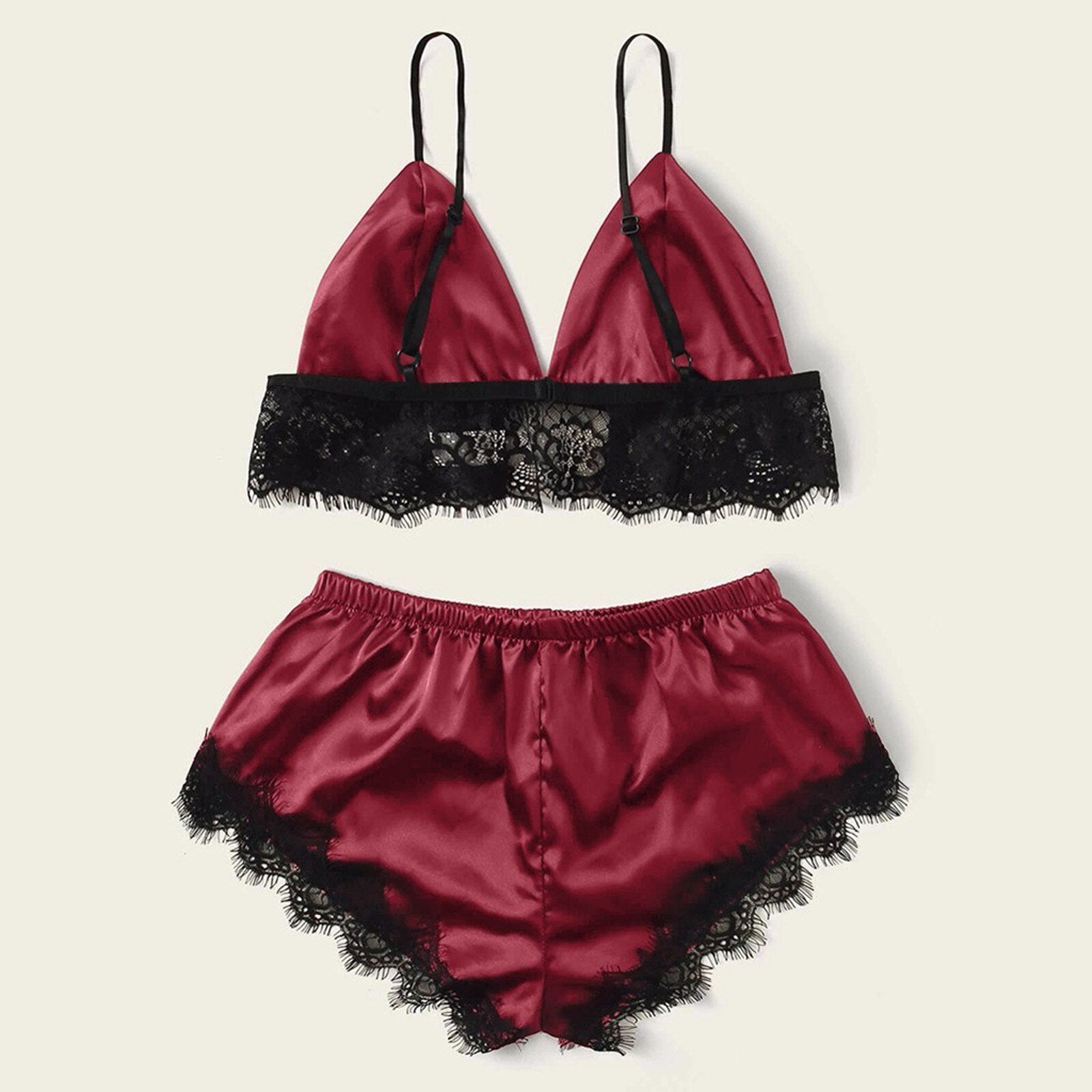 Sleeveless Crop Top Pyjama Home Camisole+shorts