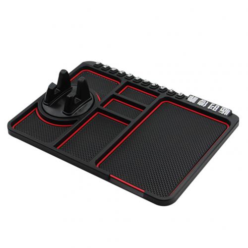 Car Interior Accessories Car Dashboard Anti-Slip Mat Auto Phone Cushion PVC For Mobile Phone Bracket Navigation Storage Cushion