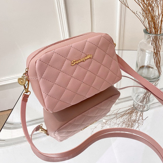 Pu Leather Simple Style Small Shoulder Bag