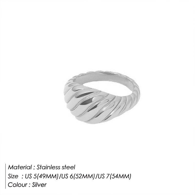 JUJIE 316L Stainless Steel Newest Cross Ring