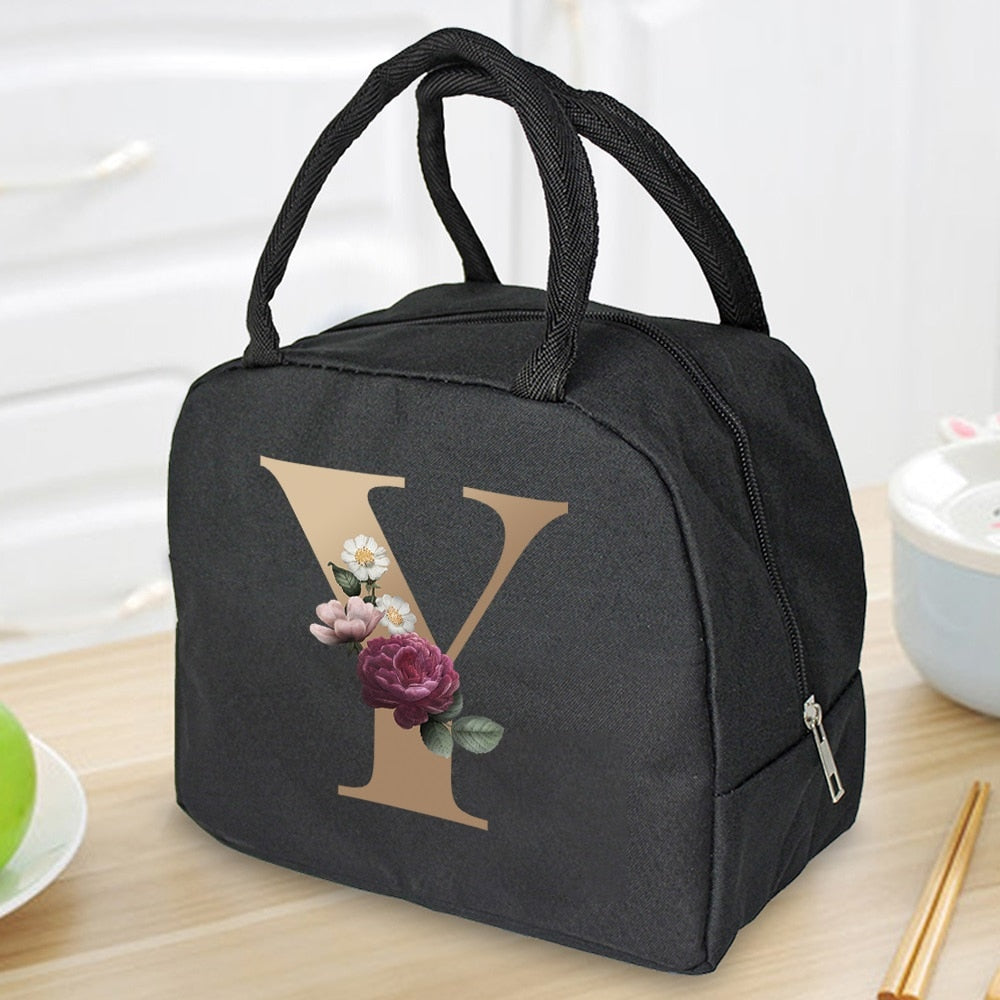 Lunch Bag Cooler Tote Portable Insulated Thermal Canvas Bag Unisex