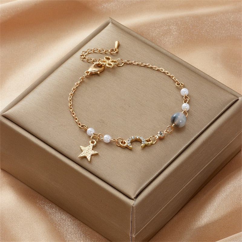 Japan Korea Star Moon Bracelet For Women