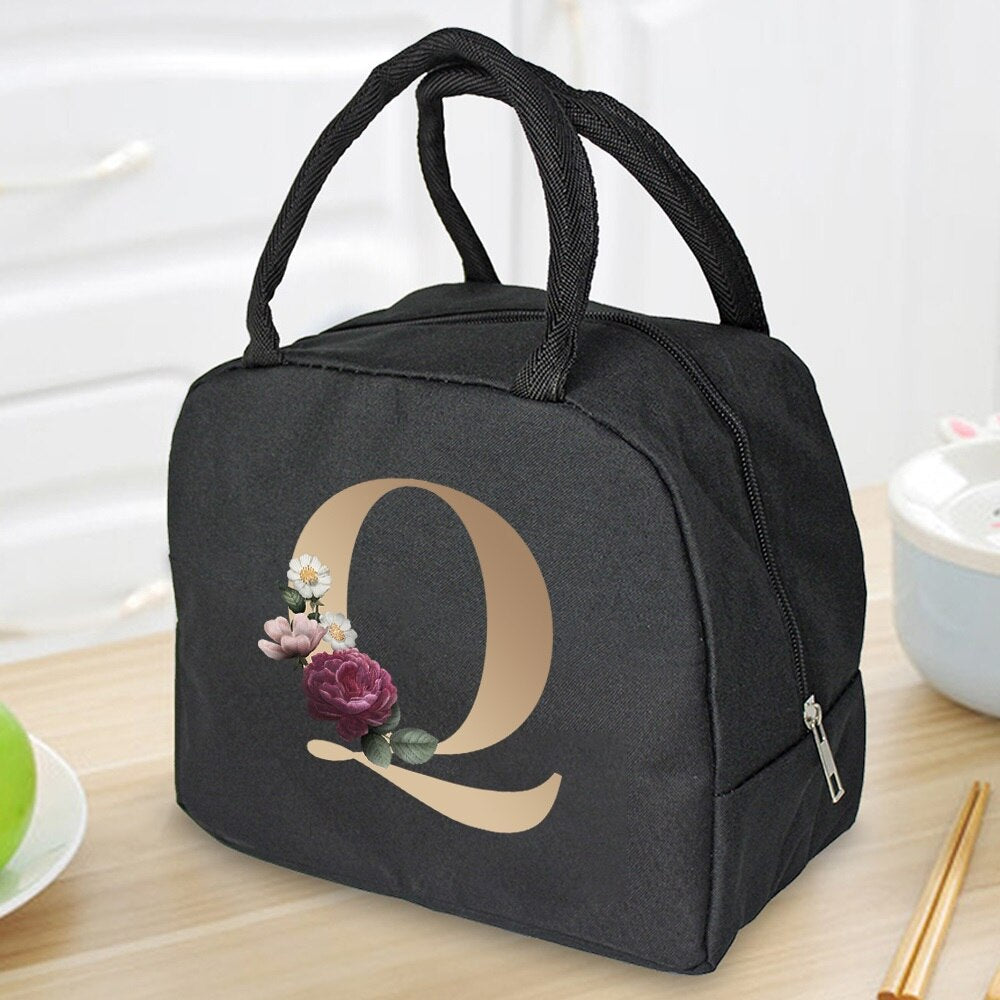 Lunch Bag Cooler Tote Portable Insulated Thermal Canvas Bag Unisex