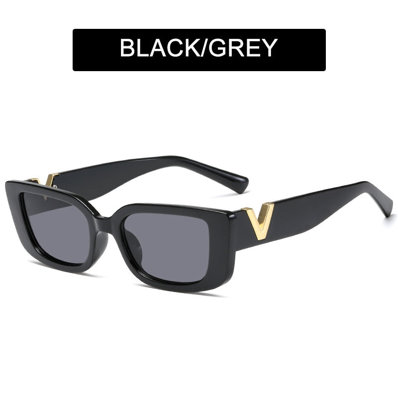 HOOBAN Luxury Fashion Cat Eye Classic Rectangle Sunglasses