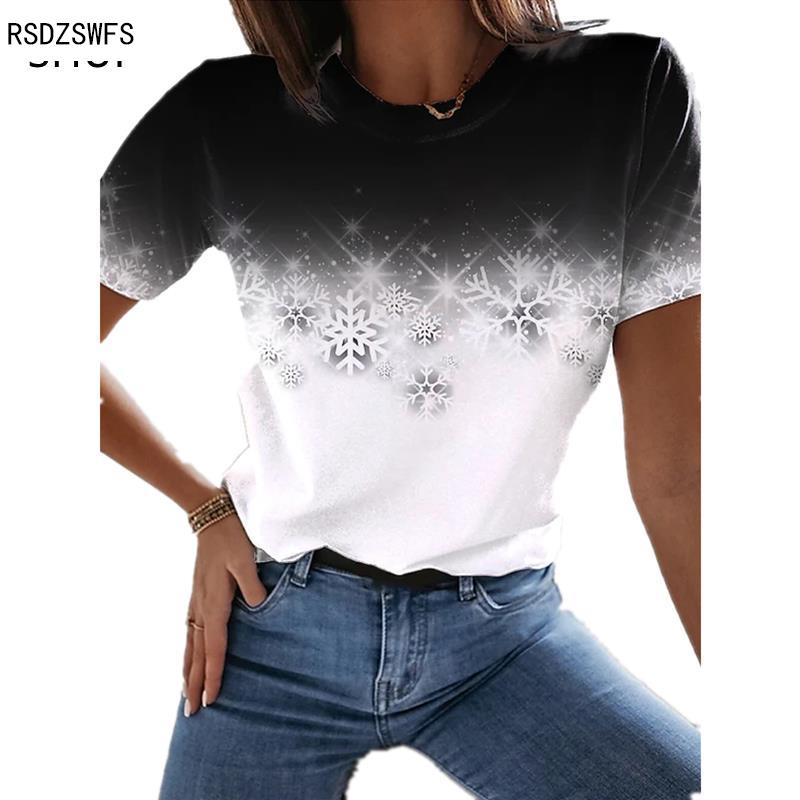 NEW Casual Wear Women's Round Loose Shirt Sleeve T-shirt