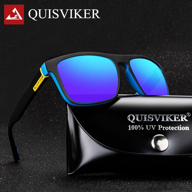 QUISVIKER BRAND Design Square Polarized Sun Glasses Unisex
