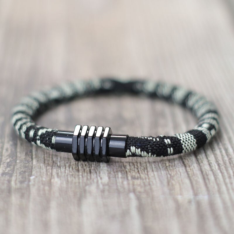 Boho Ethnic Handmade Fabric Bracelet 6mm Width