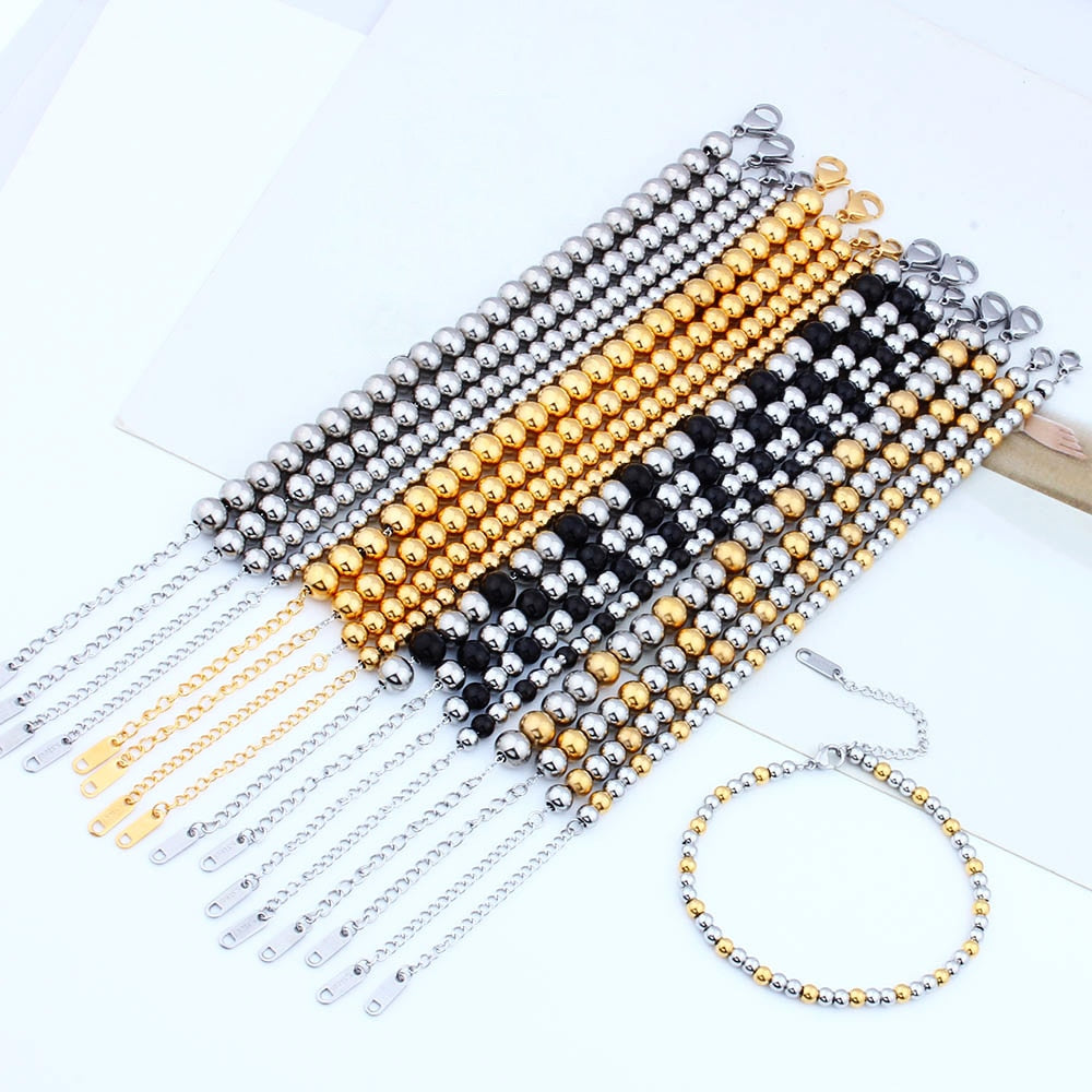 Stainless Steel Bead Bracelet