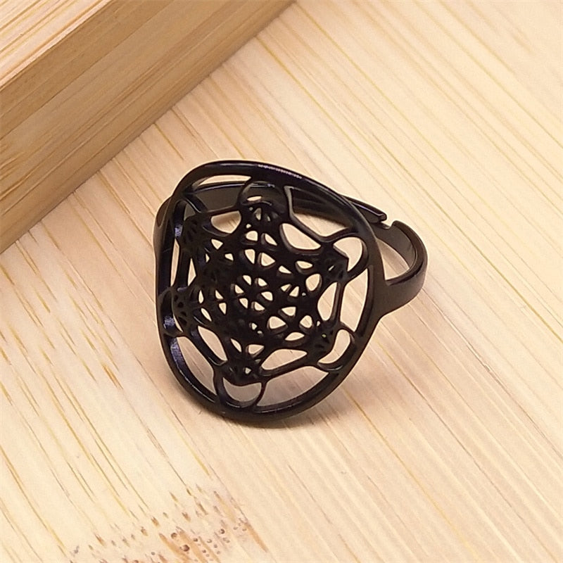 Witchcraft Stainless Steel Witch's Irish Knot Adjustable Ring