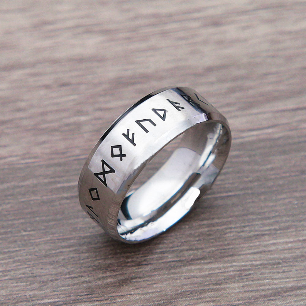 Stainless Steel Nordic Odin Viking Ring For Men Women