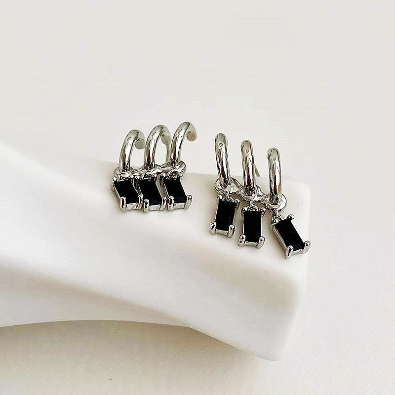 LATS Irregular U-shaped Gold Color Earrings