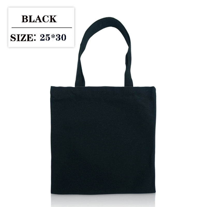 Cotton Zipper Portable Canvas Bag