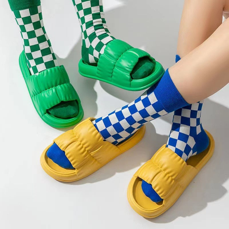 EVA Soft Sole Flat Shoes Mute Non-slip Flip Flops