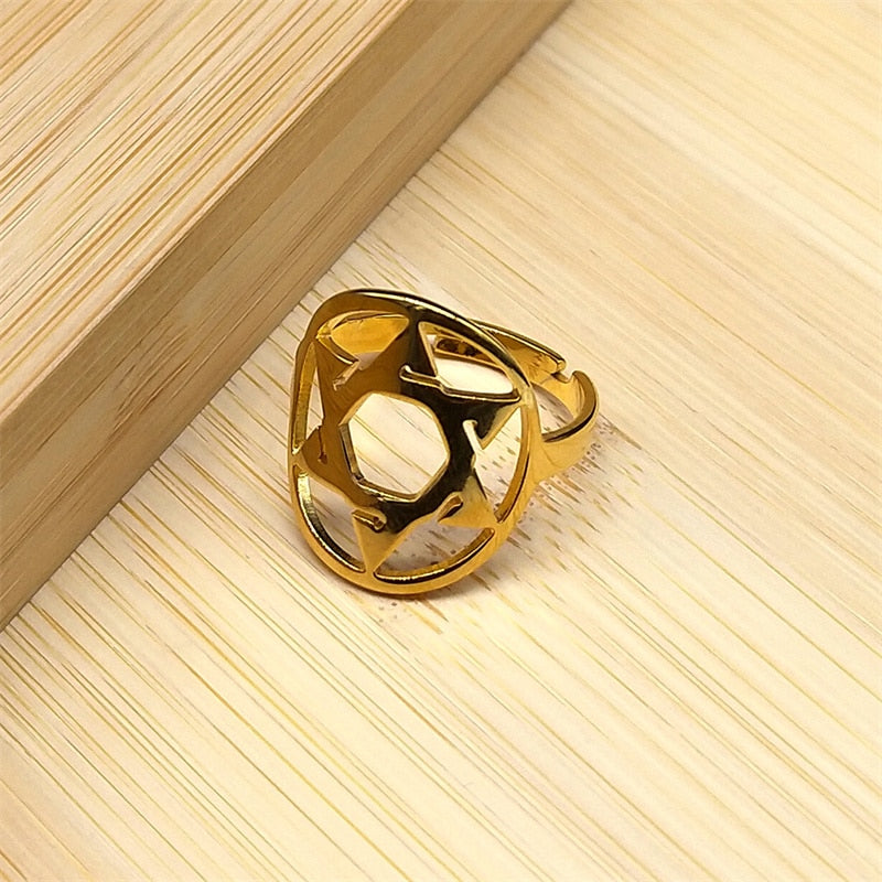 Witchcraft Stainless Steel Witch's Irish Knot Adjustable Ring