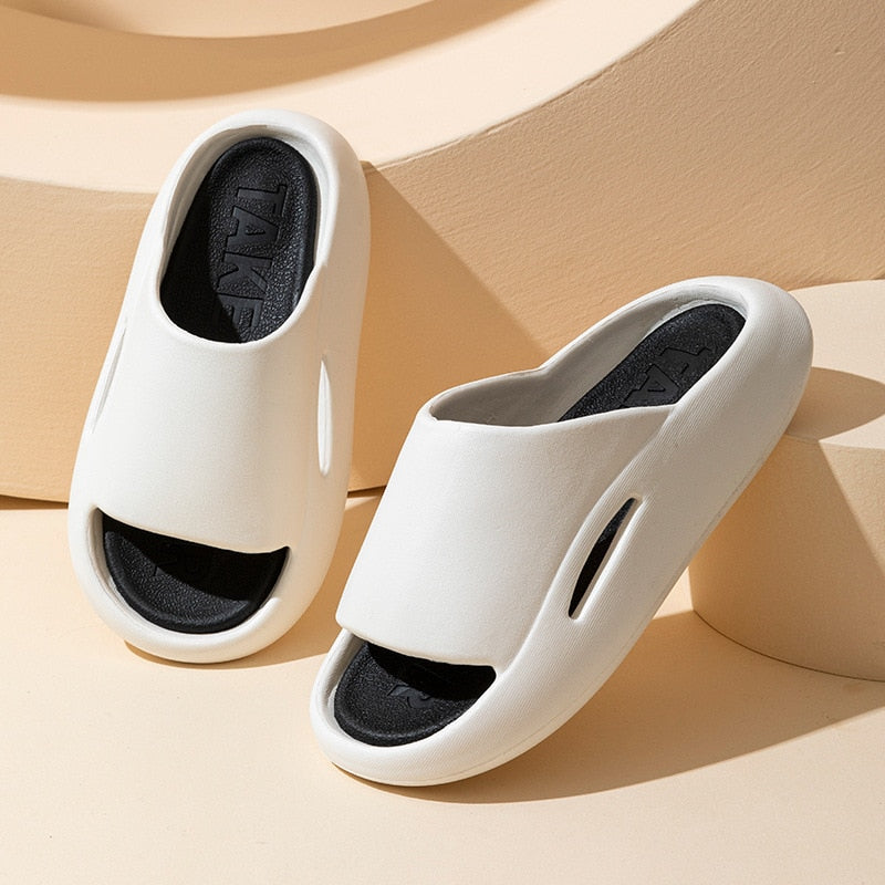 Thick Platform Shoes Fashion Soft Flip Flops