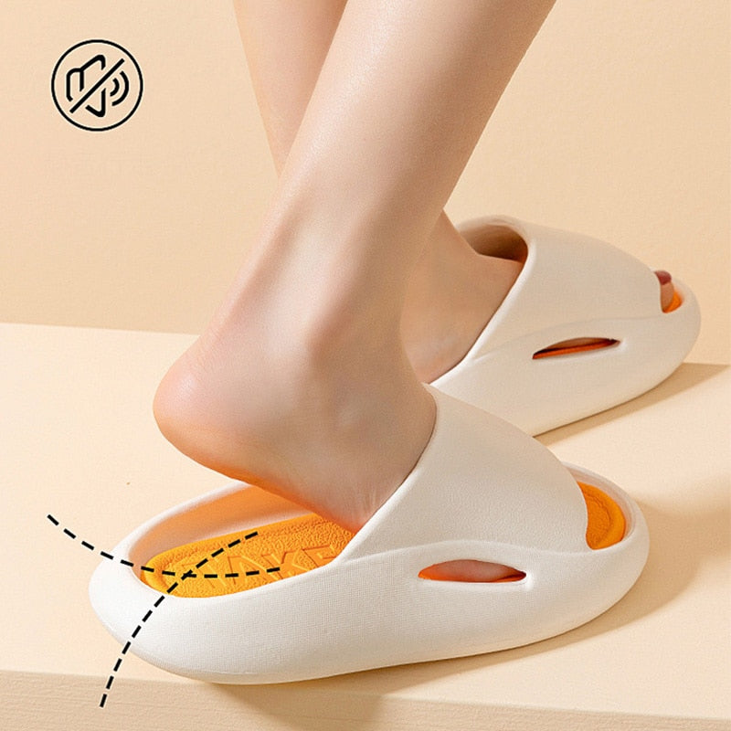 Thick Platform Shoes Fashion Soft Flip Flops