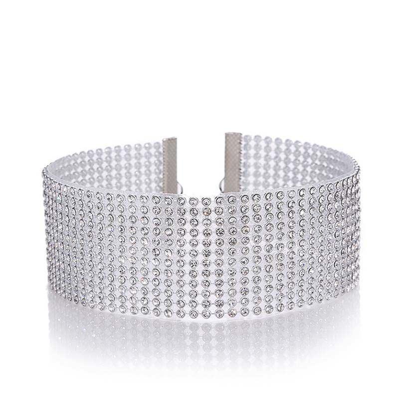 Crystal Rhinestone Choker Necklace