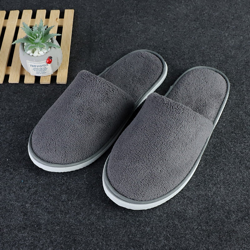 Women Indoor warm furry Home Slipper Flip Flops