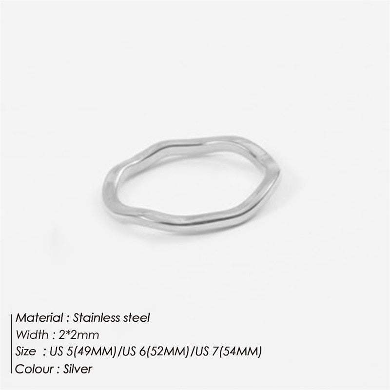 JUJIE 316L Stainless Steel Newest Cross Ring