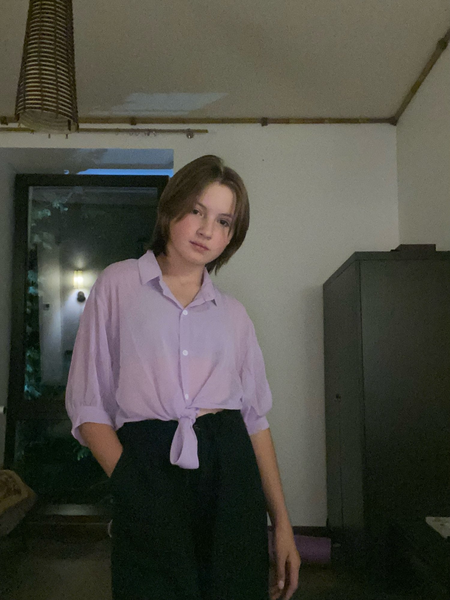 Summer Buttoned Up Shirt Loose Blouse Chiffon Shirt