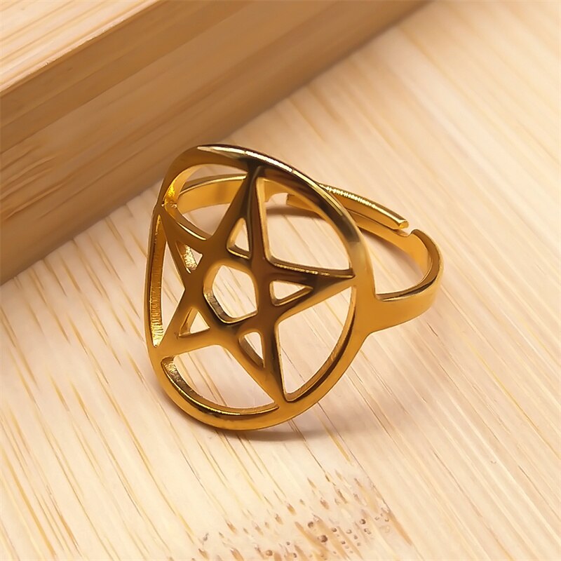 Witchcraft Stainless Steel Witch's Irish Knot Adjustable Ring