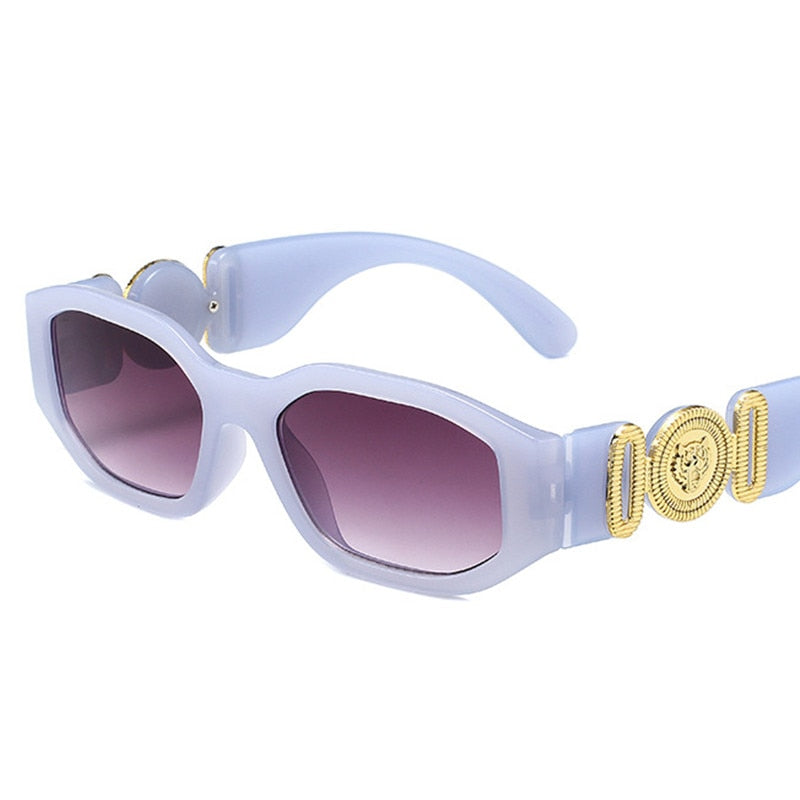 Luxury Retro Vintage Square UV400 Sunglasses
