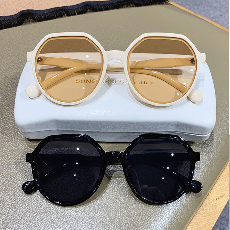 OLOEY All-match Trend Personalized Round Frame Sunglasses