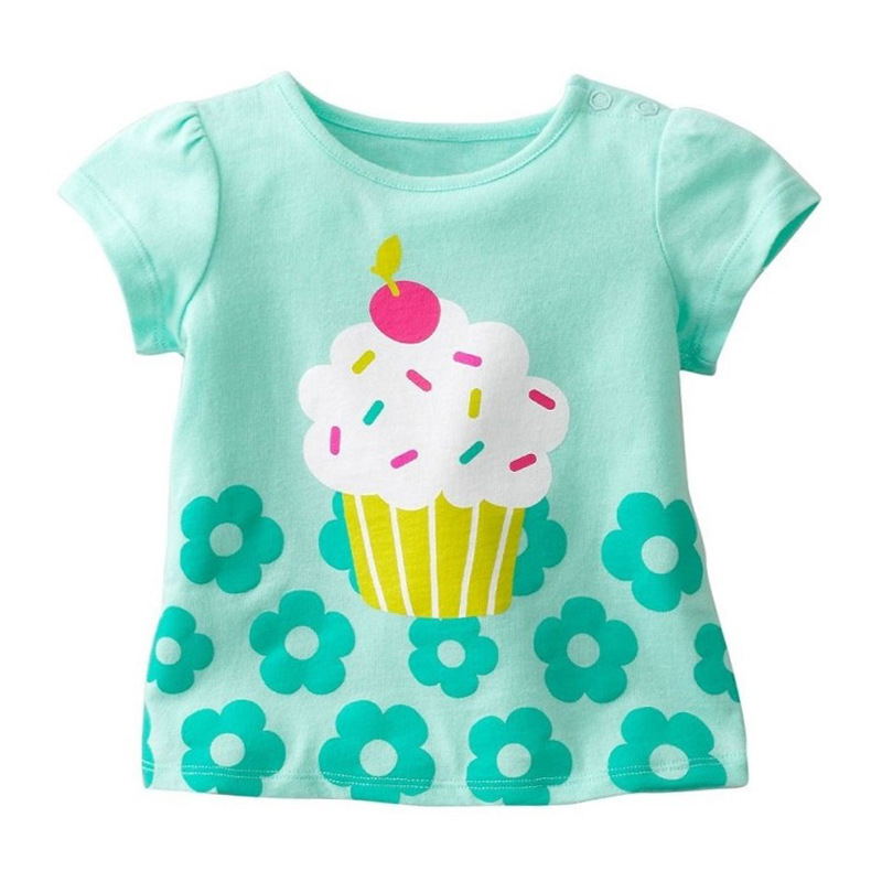 Kids T-shirts Summer Ruffle Sleeve Unicorn Clothes