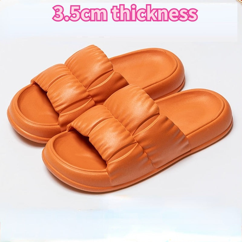 EVA Soft Sole Flat Shoes Mute Non-slip Flip Flops