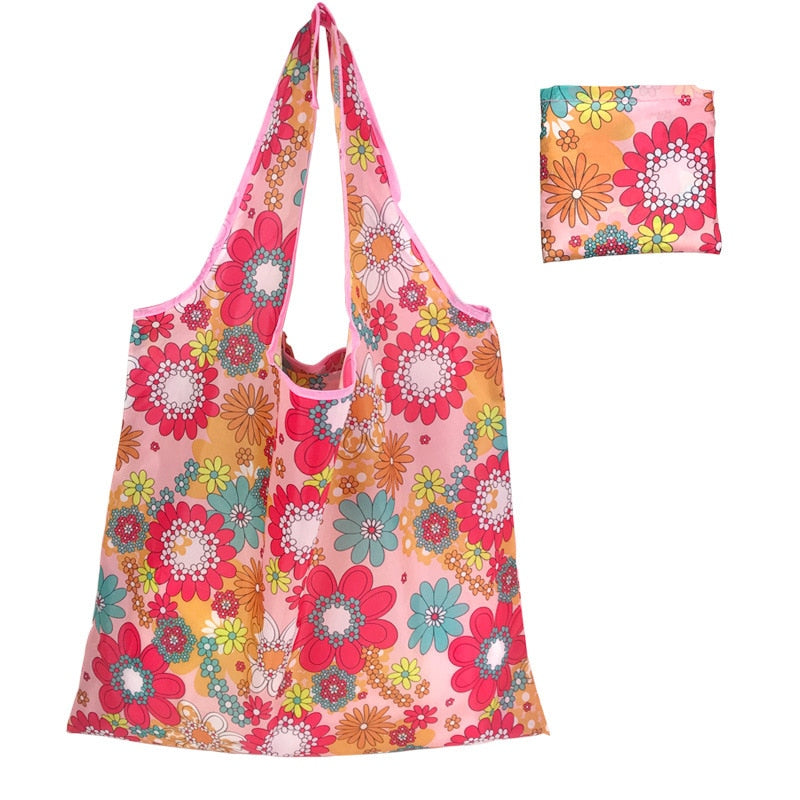 Fashion Printing Foldable Eco-Friendly Large-capacity Shopping Bag