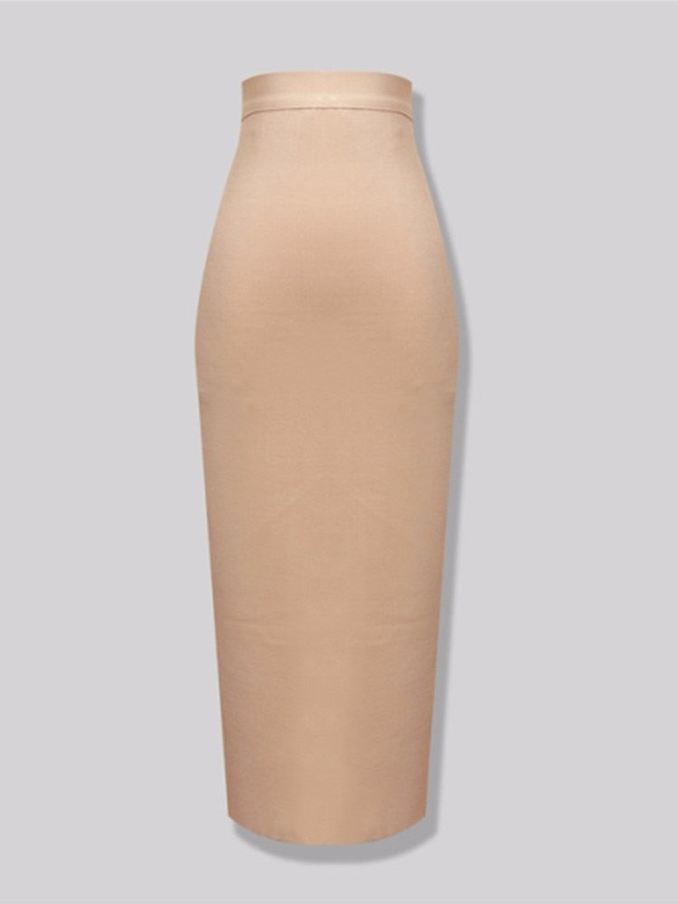 13 Colors Bandage Elastic Elegant Pencil Skirt